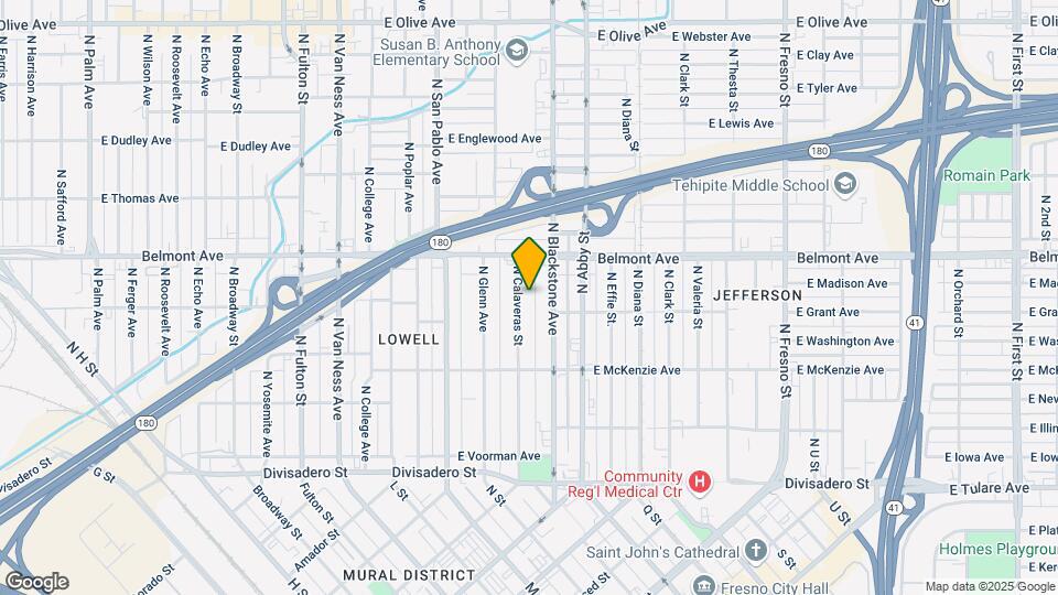 420-428 N Calaveras St Map and Location Details