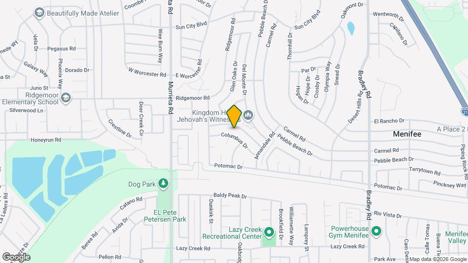 26328 Columbus Mapa y Detalles de la Ubicación