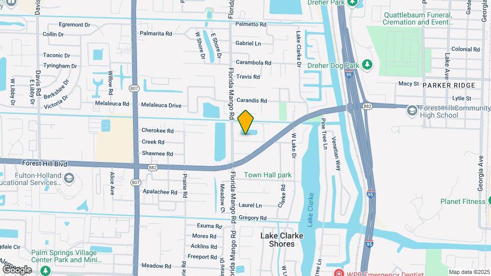 1901 Carissa Rd Map and Location Details