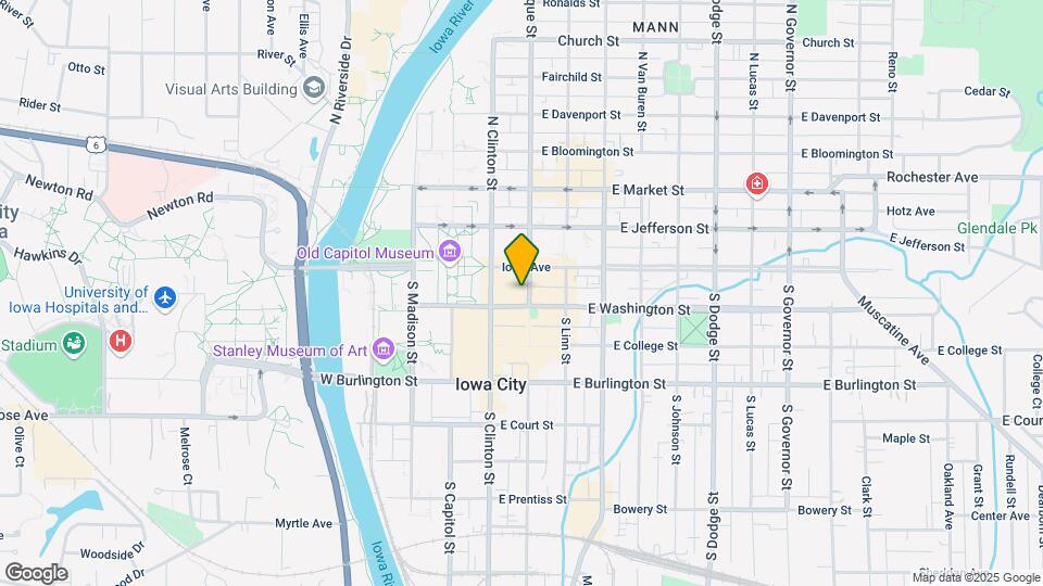 23 S Dubuque St, Unit 3 Map and Location Details