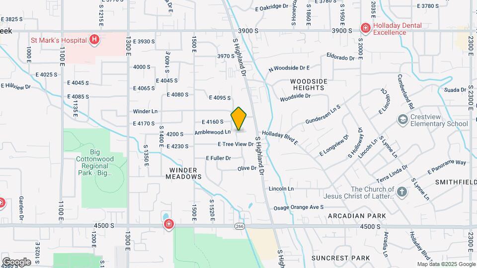 1632 E 4190 S Map and Location Details