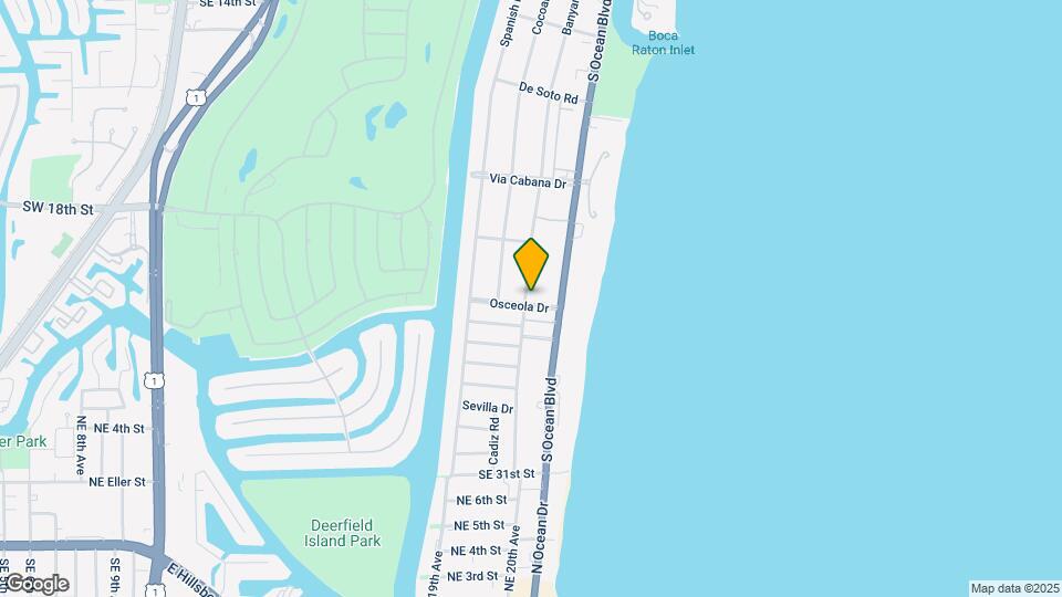 921 Osceola Dr Map and Location Details