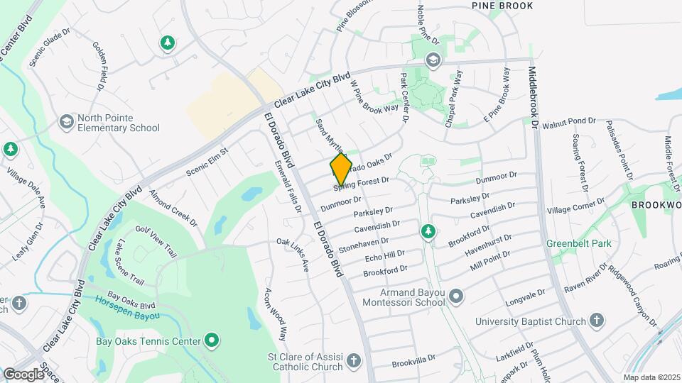 15806 Spring Forest Dr Map and Location Details