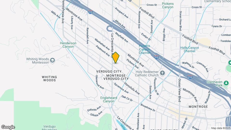 2759 Hermosa Ave Map and Location Details