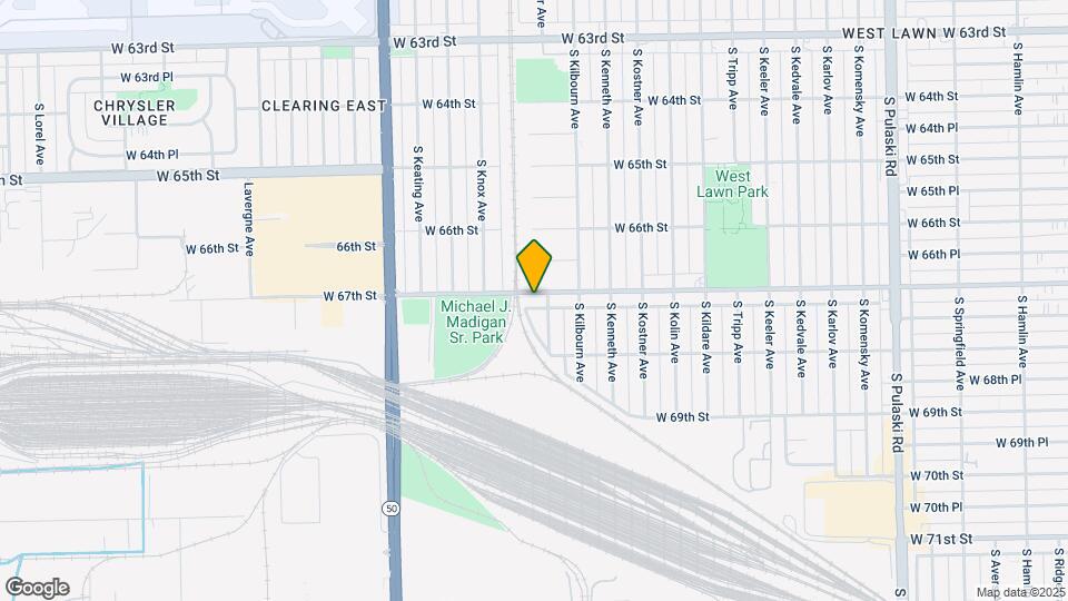 4543 W Marquette Rd Map and Location Details