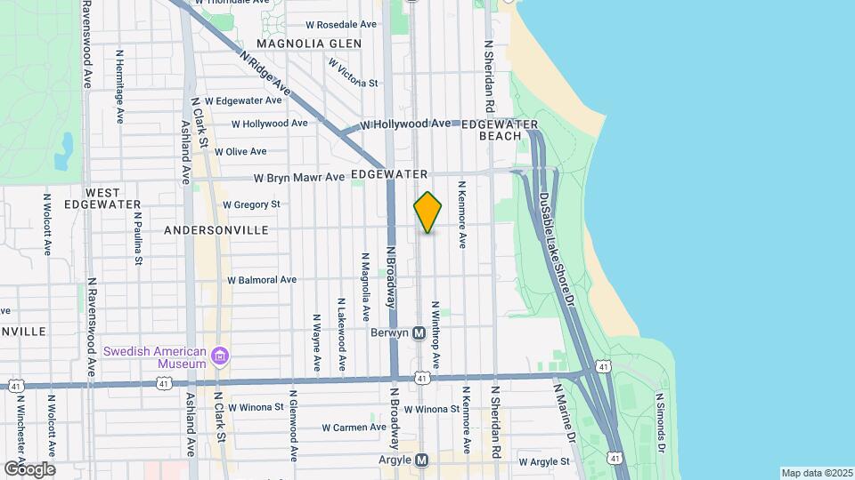5440-42 N Winthrop Ave Map and Location Details