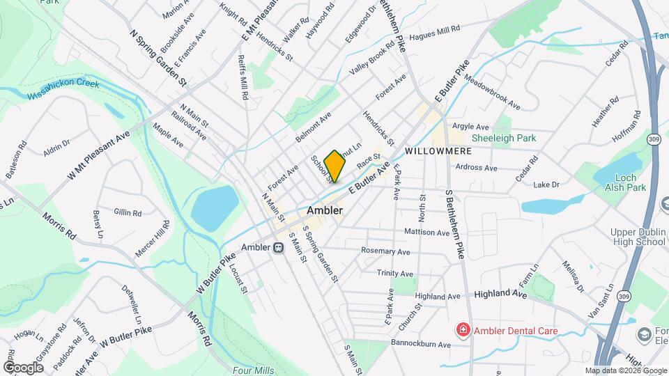 139 E Butler Ave Map and Location Details