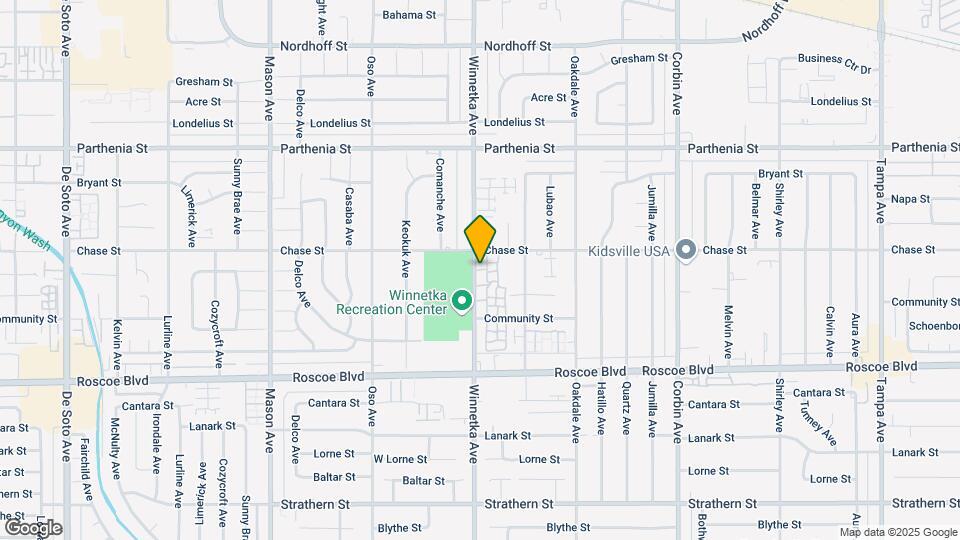 8470 Winnetka Ave Map and Location Details
