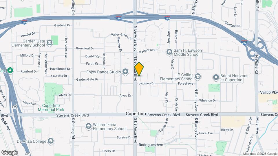 10281 Parlett Pl Map and Location Details