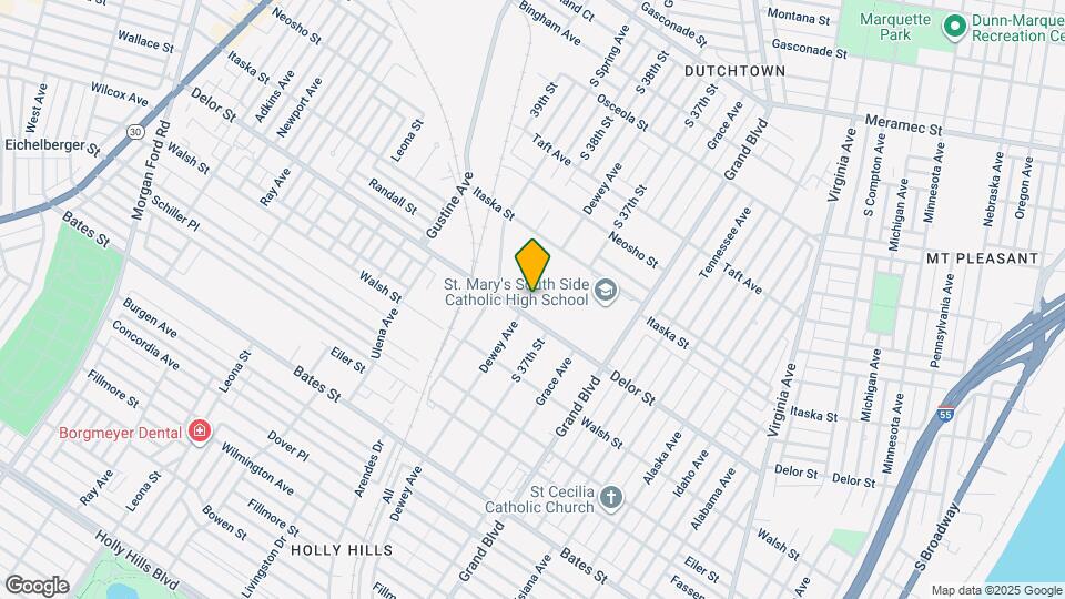 3647 Delor St Map and Location Details