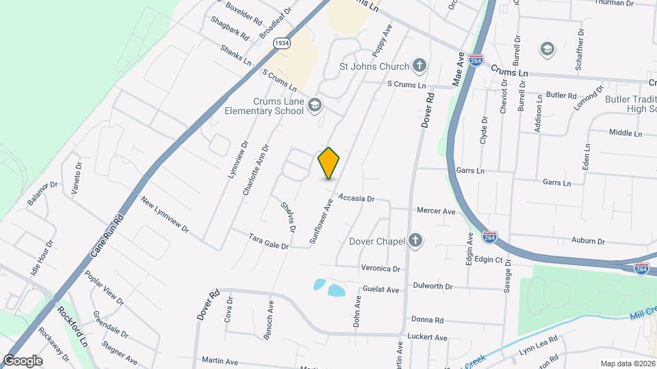 2613 Accasia Dr Mapa y Detalles de la Ubicación