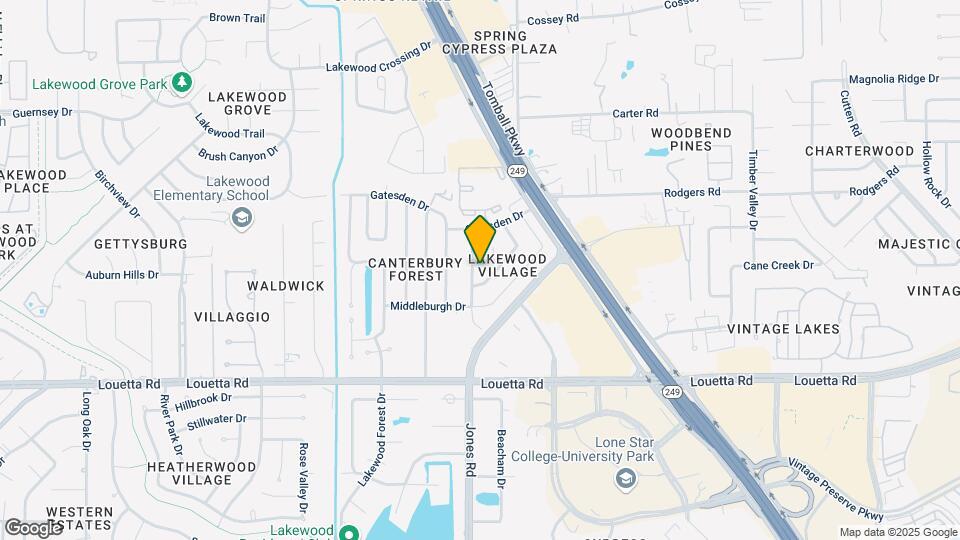 15526 Lago Villa Dr Map and Location Details