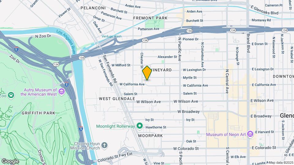 657 W California Ave Mapa y Detalles de la Ubicación