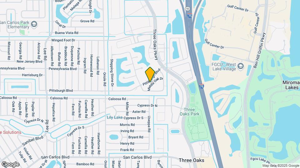 9261 Middle Oak Dr Map and Location Details