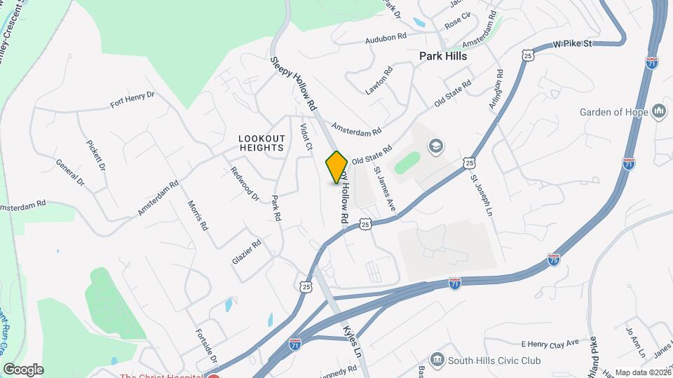 1323 Sleepy Hollow Rd Map and Location Details