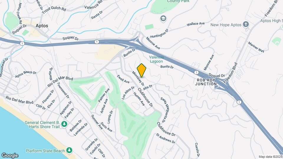 455 Monterey Dr Map and Location Details
