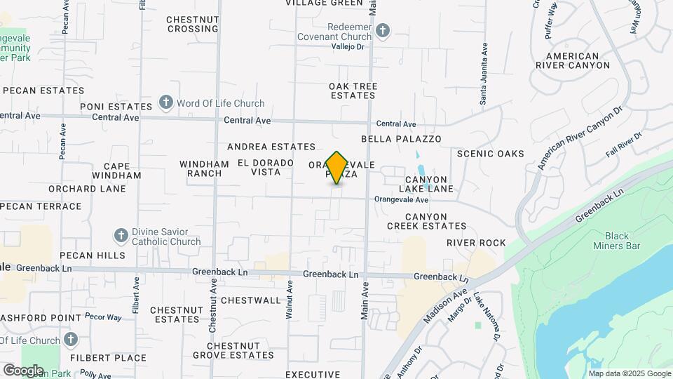 Orangevale Plaza Townhomes Map and Location Details