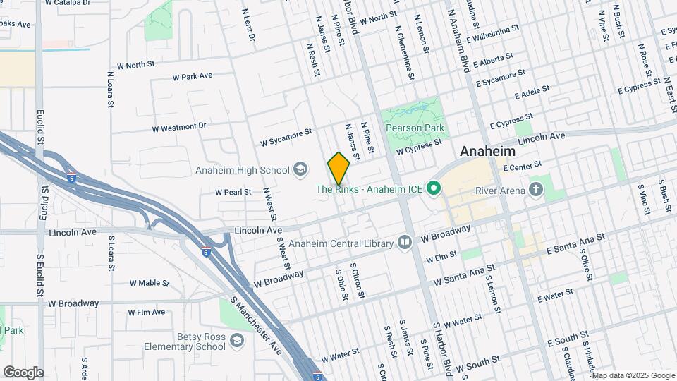 200 N Citron St Mapa y Detalles de la Ubicación