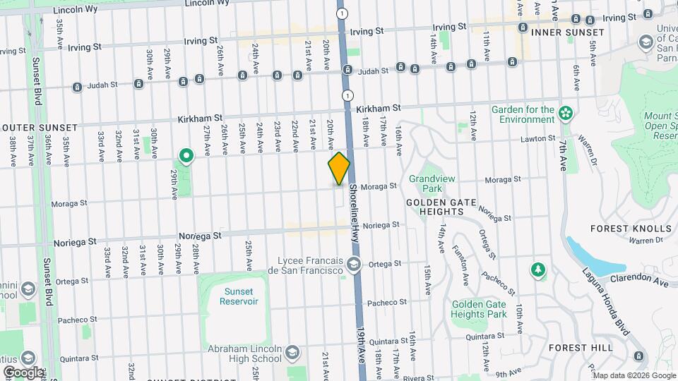 1702 20th Ave Map and Location Details