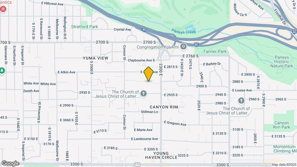 2250 E Bendemere Cir Map and Location Details