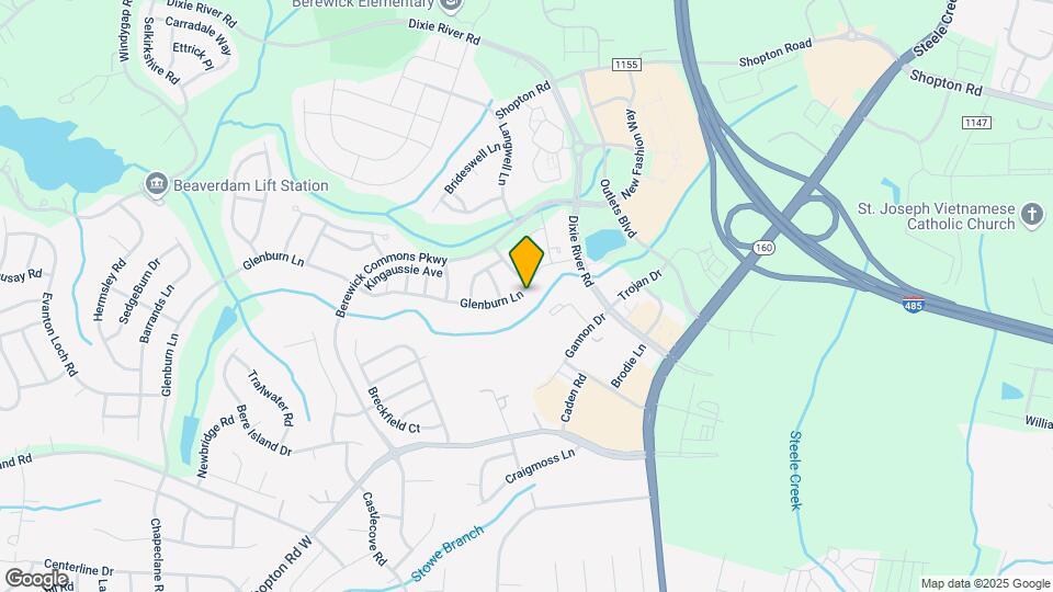9245 Glenburn Ln Map and Location Details