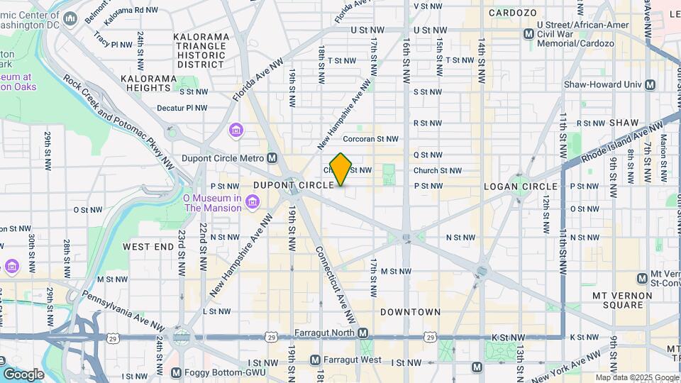 Gables Dupont Circle Mapa y Detalles de la Ubicación