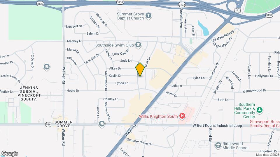 9075 Avalon Dr Map and Location Details