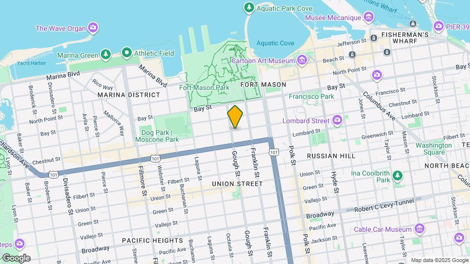 1491 Chestnut St Map and Location Details