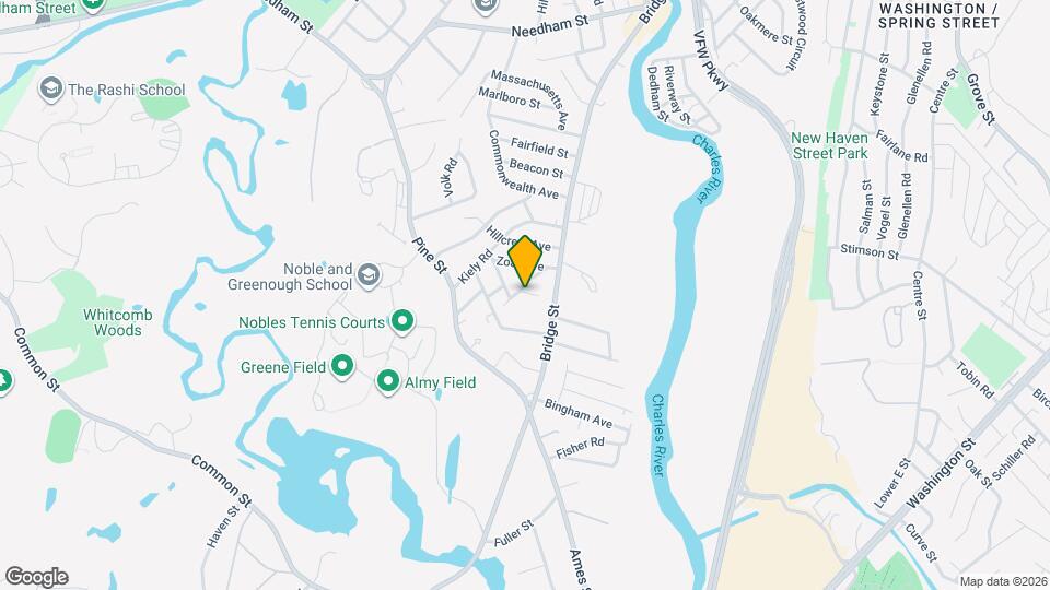 36 Brookside Ave Map and Location Details