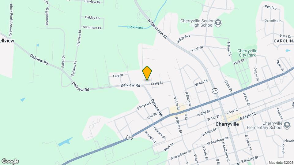 802 Craig St Map and Location Details