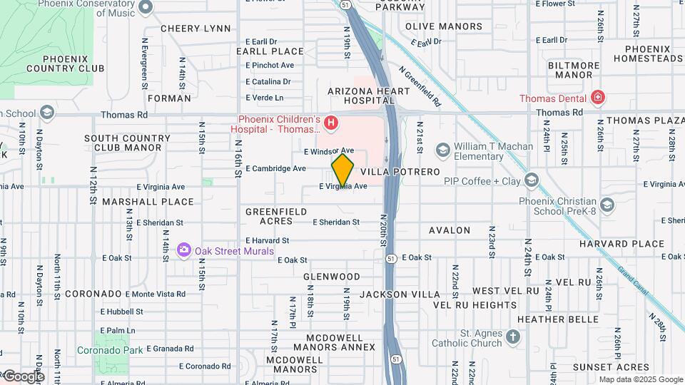 1849 E Virginia Ave Map and Location Details