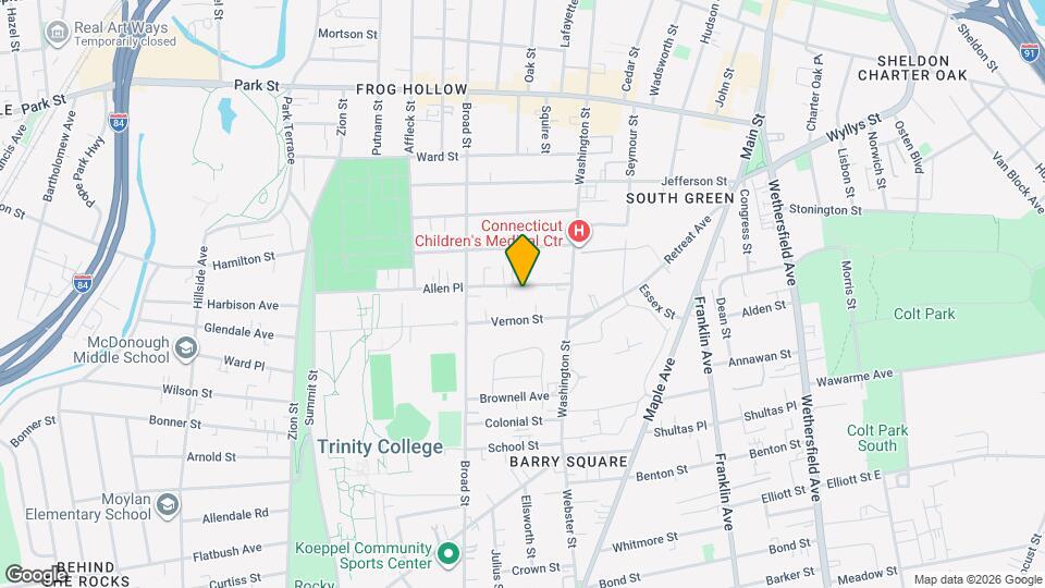 39 Allen Pl, Unit 1st Floor Studio Mapa y Detalles de la Ubicación