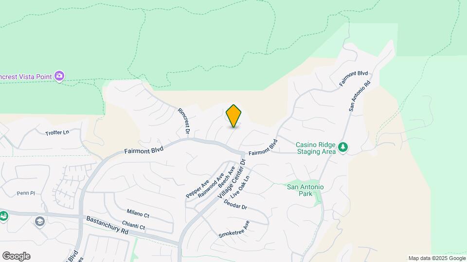 3875 Crest Drive Map and Location Details