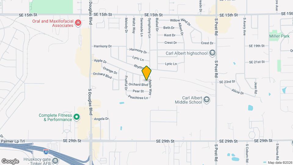9419 Orchard Blvd Map and Location Details