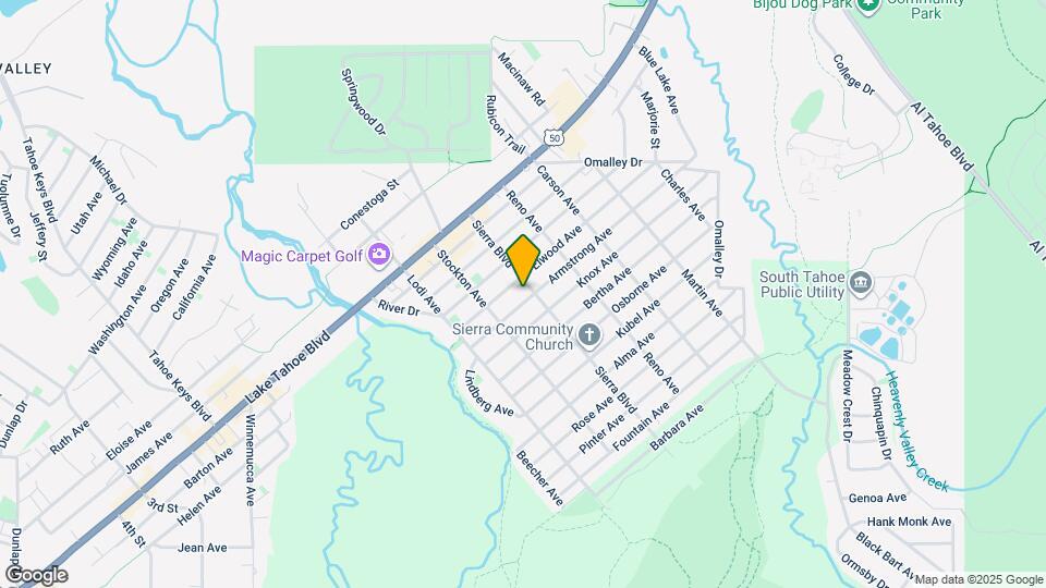 1088 Sierra Blvd Map and Location Details