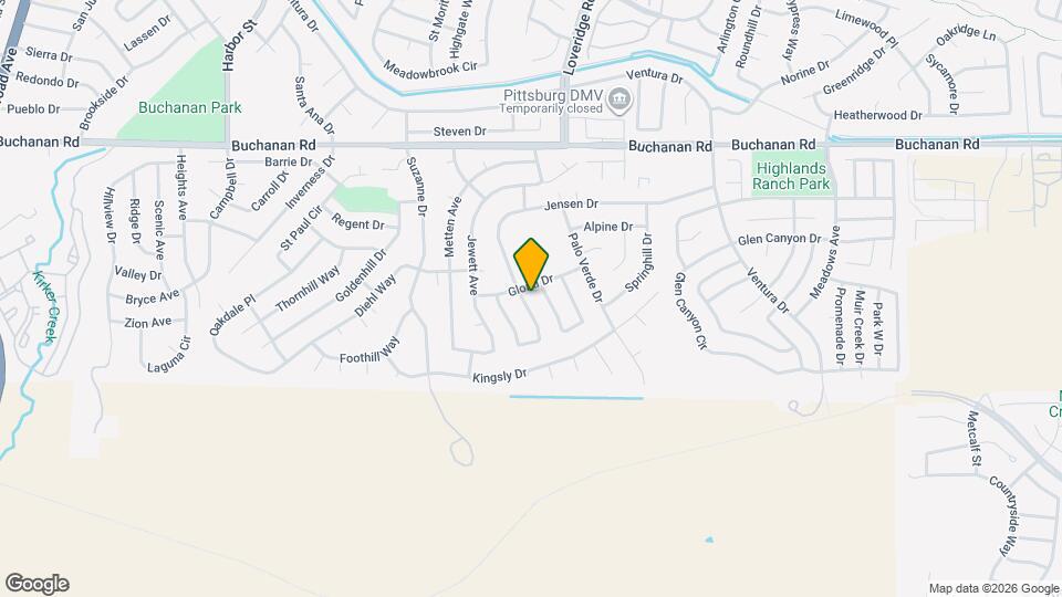 1158 Jensen Cir Map and Location Details