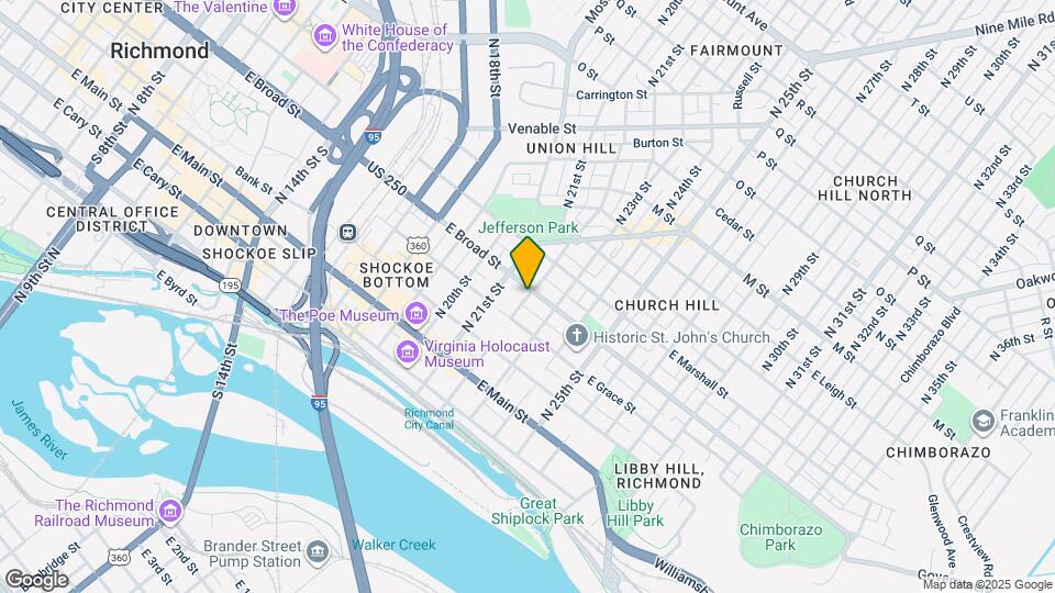 260 N 22nd St Map and Location Details