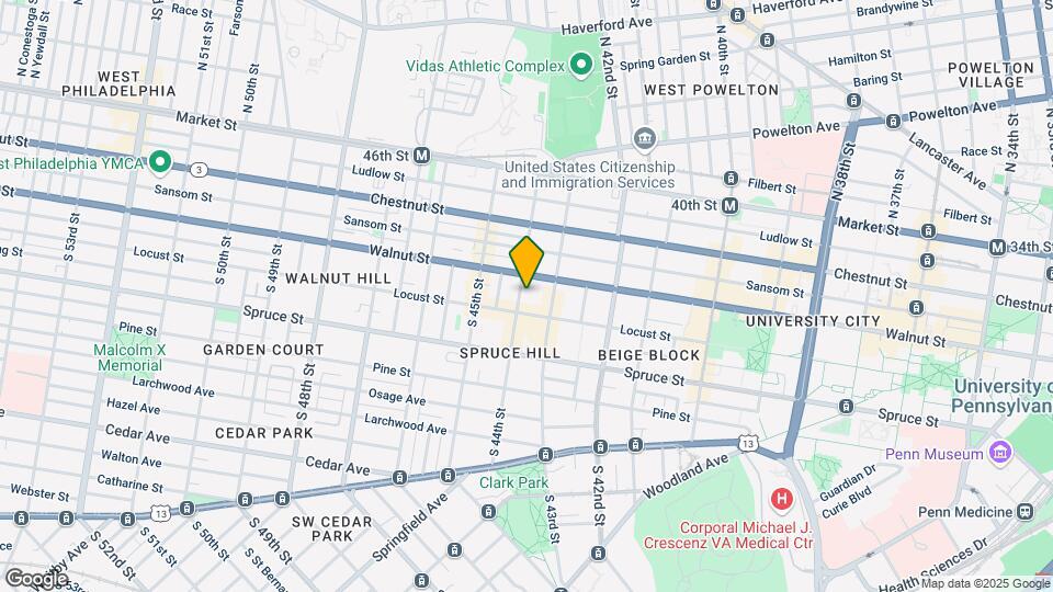 219 S 44th St Mapa y Detalles de la Ubicación