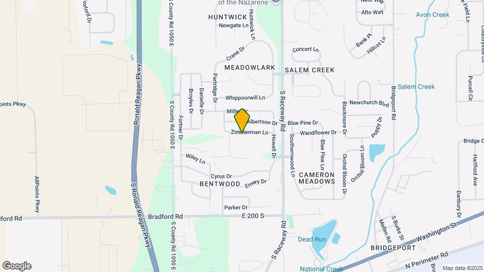 10817 Zimmerman Ln, Unit 155 Mapa y Detalles de la Ubicación