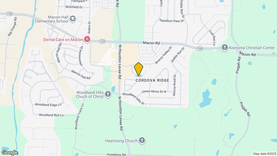 1117 Cross Wood Ln Mapa y Detalles de la Ubicación