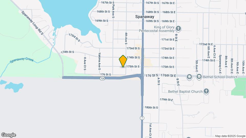 410 175th St S Map and Location Details
