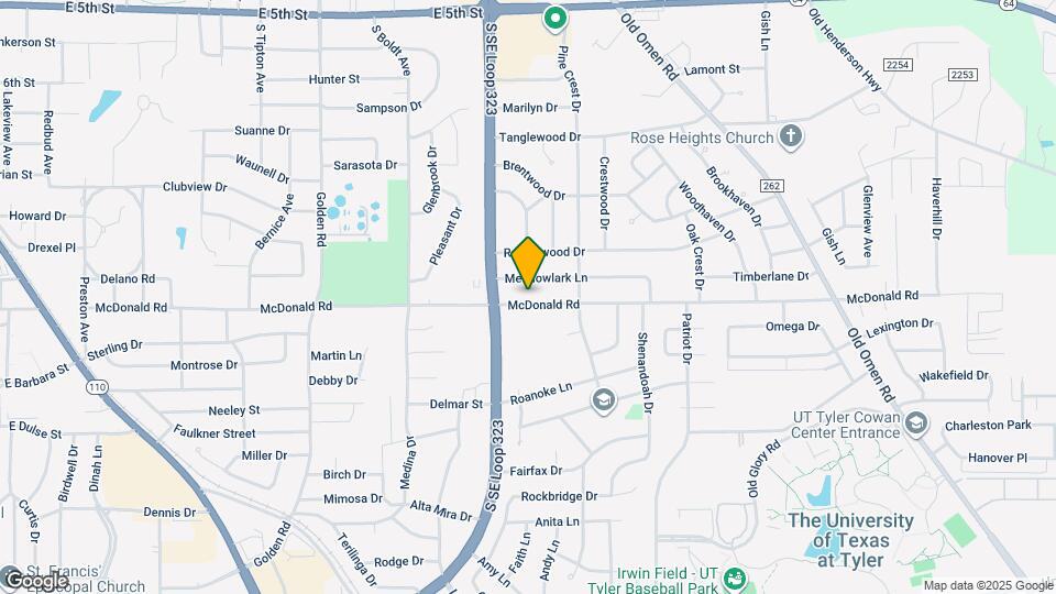 2728 McDonald Rd Map and Location Details