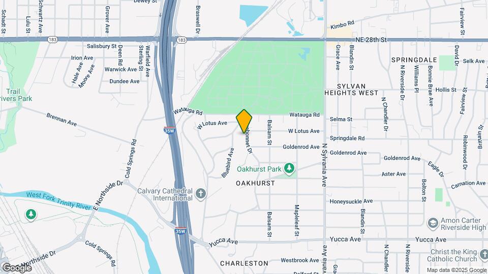 1909 Bluebonnet Dr Map and Location Details
