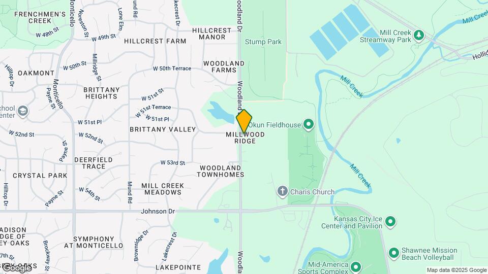 5205 Woodland Dr Map and Location Details