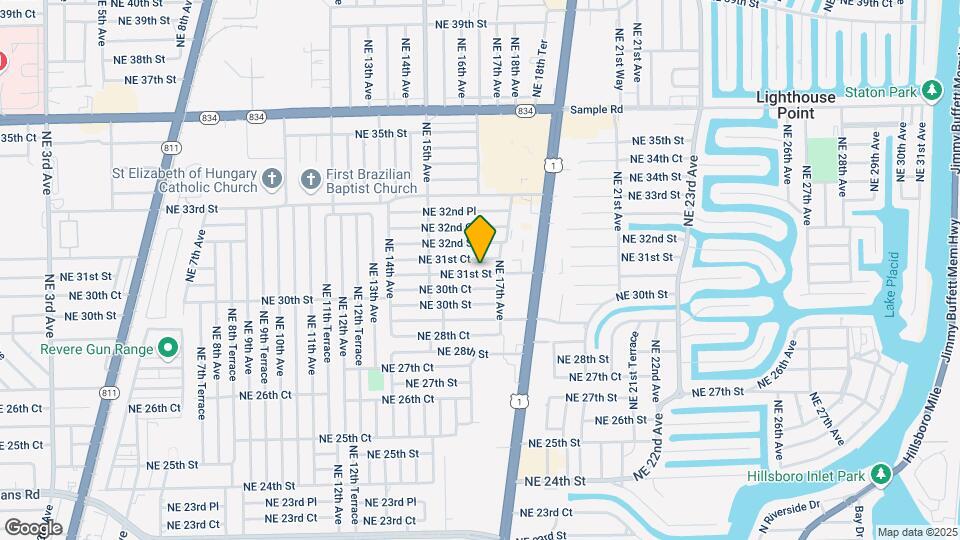 1649 NE 31st St Map and Location Details