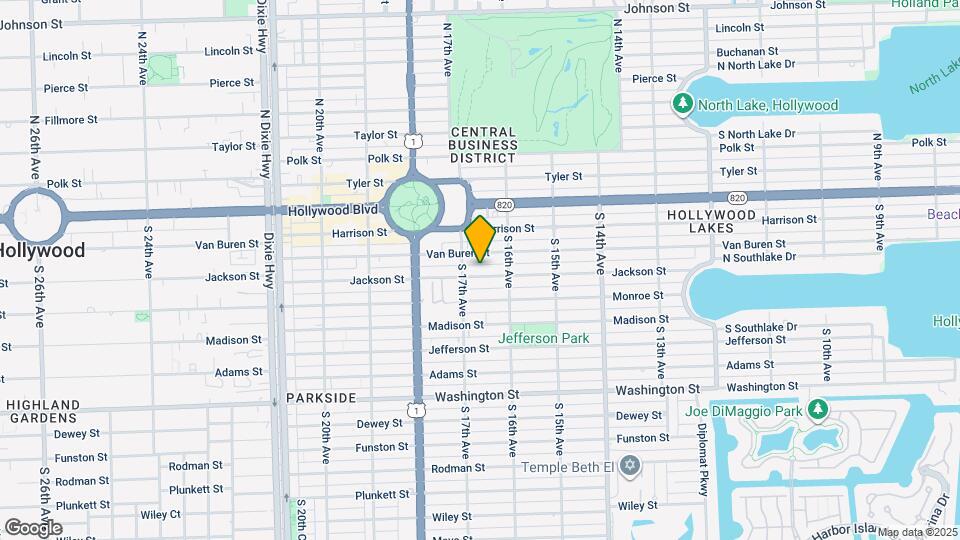 1637 Jackson St Map and Location Details