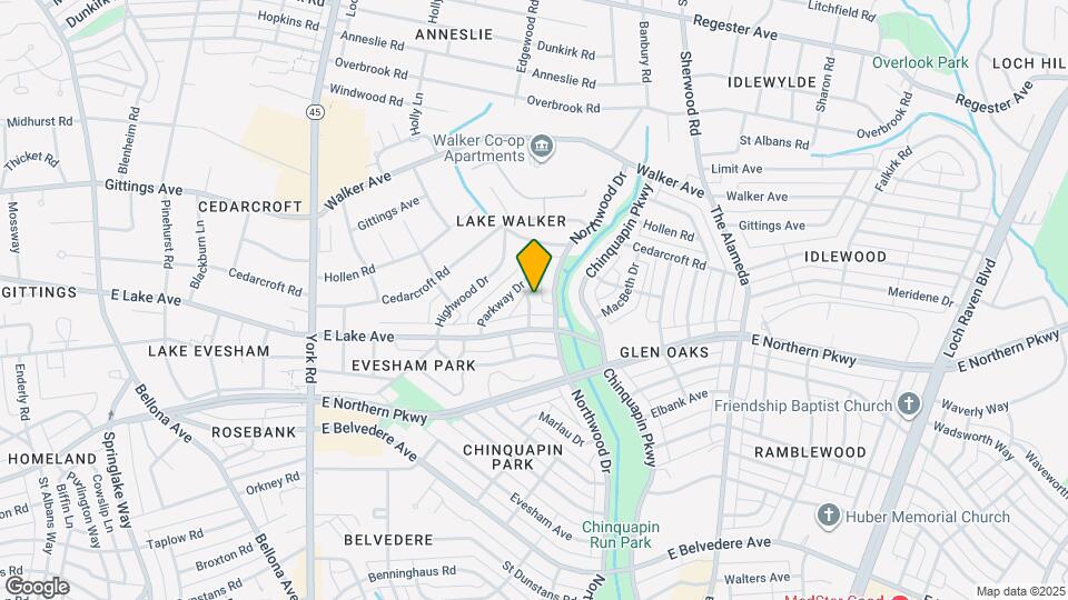 6109 Maylane Dr Mapa y Detalles de la Ubicación