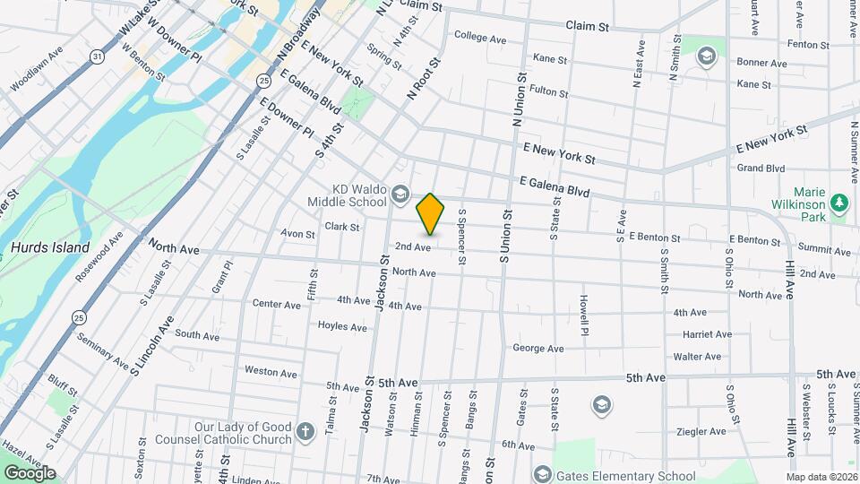 578 2nd Ave Map and Location Details