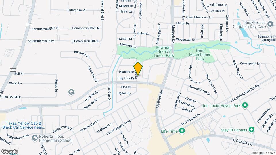 8009 Mosstree Dr Map and Location Details