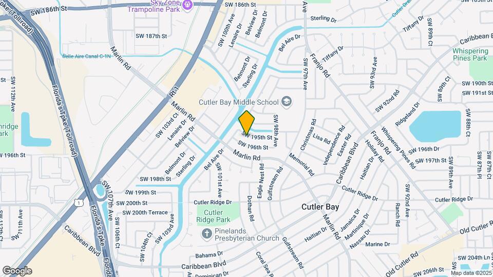 9934 SW 195th St Map and Location Details